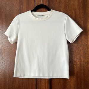 Acne studio structure white tee